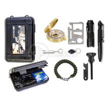 Kit de Sobrevivência para Atividades Camping Selva Ferramentas Brillante Torcia LED TZ-1