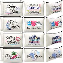 Kit de sobrevivência para cruzeiros, bolsas de cosméticos Silkfly, 16 peças