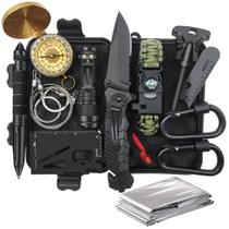 Kit de sobrevivência TRSCIND 14 em 1, equipamento externo, 2,9 kg 21x12x5cm