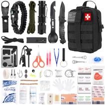 Kit de Sobrevivência TUPUQI - 280 Peças - Equipamento de Acampamento e Primeiros Socorros