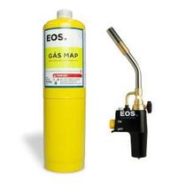 Kit de Solda EOS: Maçarico Portátil + Cilindro de Gás MAP/Propano -