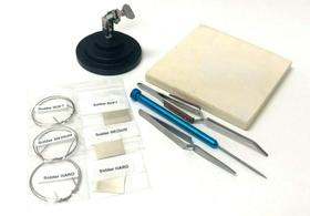 Kit de Soldagem para Joias JTS Placa Cerâmica Pinças 11pcs