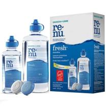 Kit de Solução para Lentes Renu Fresh, com 355ml+120ml. Kit de Solução para Lentes Renu Fresh, com 355ml+120ml.