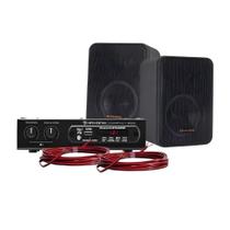 Kit de Som para Ambiente Hayonik Ambience 2000 V2 Preto