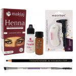 Kit de sombrancelha completo design perfeito para garotas