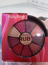 Kit de sombras 9 sombras e 1 Primer - Ruby Rose