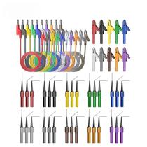 Kit De Sonda De Reparo Automotivo Cleqee CKT009: Plugue Banana Para Clipe Jacaré De Cobre Com Clipes Kit De Sonda De Reparo Automotivo Cleqee CKT009: Plugue Banana Para Clipe Jacaré De Cobre Com Clipes