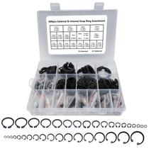 Kit de sortimento Boatsea 600 unidades Circlip Snap Rings 36 tamanhos Kit de sortimento Boatsea 600 unidades Circlip Snap Rings 36 tamanhos