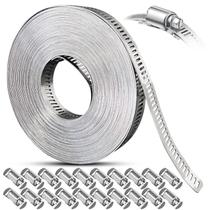 Kit de sortimento de braçadeiras de mangueira SmaringWing 304 em aço inoxidável Kit de sortimento de braçadeiras de mangueira SmaringWing 304 em aço inoxidável