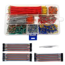 Kit de sortimento de cabos Jumper Wire Minidodoca 840 unidades Arduino
