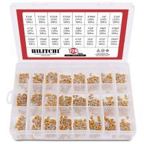Kit de sortimento de capacitores de cerâmica Hilitchi 720 unidades 0,1uF-100nF Kit de sortimento de capacitores de cerâmica Hilitchi 720 unidades 0,1uF-100nF