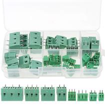 Kit de sortimento de conectores de bloco de terminais PCB Glarks 40 unidades