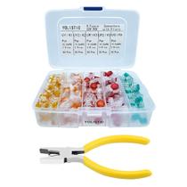 Kit de sortimento de conectores de fio YOLISTIC com alicate de crimpagem Kit de sortimento de conectores de fio YOLISTIC com alicate de crimpagem