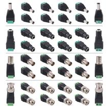 Kit de sortimento de conectores Hilitchi 40 unidades DC Power BNC Balun