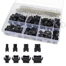 Kit de sortimento de conectores para 380 unidades de 2,54 mm de passo JST SM