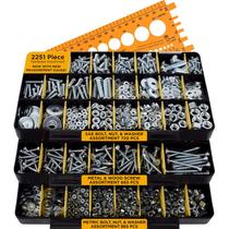 Kit de sortimento de hardware Jackson Palmer 2251 peças com bandejas