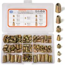 Kit de sortimento de insertos roscados ATHYUTH Zinc Alloy 150 unidades