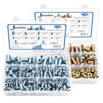 Kit de sortimento de insertos roscados Jovlalis 340PCS para madeira