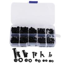 Kit de sortimento de lavadoras de porcas de parafuso Vikye M2/M2.5/M3/M4/M5 de nylon Kit de sortimento de lavadoras de porcas de parafuso Vikye M2/M2.5/M3/M4/M5 de nylon