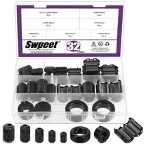 Kit de sortimento de núcleo de anel de ferrite Swpeet 32 unidades, 7 tamanhos