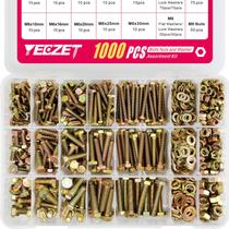 Kit de sortimento de parafusos e porcas YEEZET Grade 8.8 1000 unidades