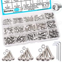 Kit de sortimento de parafusos métricos Bemaka 405PCS M3 M4 M5 304 SS