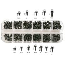 Kit de sortimento de parafusos Persberg 360 unidades para laptop e notebook