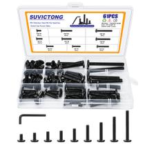 Kit de sortimento de parafusos SUVICTONG M6 Flat Head Head Head Kit de sortimento de parafusos SUVICTONG M6 Flat Head Head Head