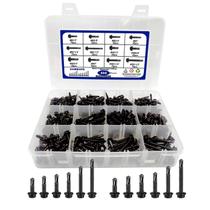 Kit de sortimento de parafusos ZAMBASE 410 em aço inoxidável 450 unidades Kit de sortimento de parafusos ZAMBASE 410 em aço inoxidável 450 unidades