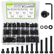 Kit de sortimento de porcas e parafusos K Kwokker 680PCS M5 6-40mm Kit de sortimento de porcas e parafusos K Kwokker 680PCS M5 6-40mm