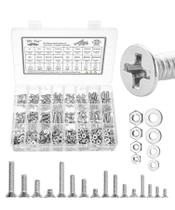 Kit de sortimento de porcas e parafusos Mr. Pen 900 unidades de aço inoxidável