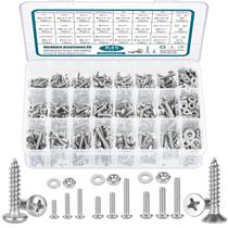 Kit de sortimento de porcas e parafusos SATANTECH 845 unidades de aço inoxidável