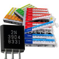 Kit de sortimento de transistores EEEEE TO92 PNP NPN 30 tipos, 1020 unidades
