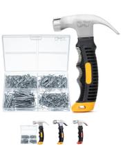 Kit de sortimento de unhas Mr. Pen com martelo pequeno de 225 ml e 600 pregos