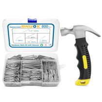 Kit de sortimento Hardware Nails + Hammer BNUOK 800 unidades+2 kg Kit de sortimento Hardware Nails + Hammer BNUOK 800 unidades+2 kg