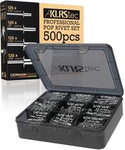 Kit de sortimento Pop Rivets KLRS KLRSTec Professional 500 unidades