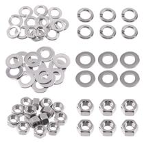 Kit de sortimento: porcas e arruelas hexagonais Swpeet de aço inoxidável M12 Kit de sortimento: porcas e arruelas hexagonais Swpeet de aço inoxidável M12