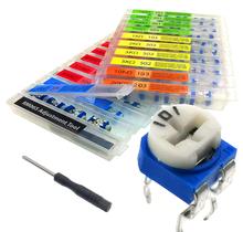Kit de sortimento Potenciômetro EEEEE RM065 19 valores 100Ω -2MΩ