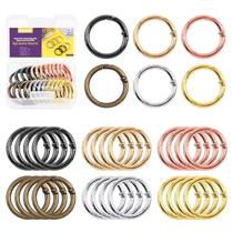 Kit de sortimento Swepeet, 24 unidades, 6 cores, 25 mm, redondos, Spring O Rings Kit de sortimento Swepeet, 24 unidades, 6 cores, 25 mm, redondos, Spring O Rings