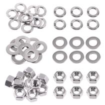 Kit de sortimento Swpeet 30 unidades de aço inoxidável M14 Hex Nuts Kit de sortimento Swpeet 30 unidades de aço inoxidável M14 Hex Nuts