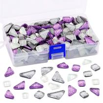 Kit de sortimento Tile Sweet Mosaic Tiles 450 g de prata roxa Kit de sortimento Tile Sweet Mosaic Tiles 450 g de prata roxa