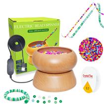 Kit de Spinner Elétrico para Miçangas Xmada com Agulhas e Miçangas de Sementes Kit de Spinner Elétrico para Miçangas Xmada com Agulhas e Miçangas de Sementes