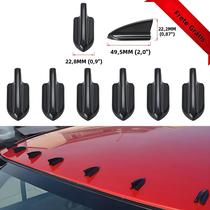 Kit De Spoiler De Teto De Carro Em Forma De Barbatana De Tubarão Preto, Protegido Contra UV E Kit De Spoiler De Teto De Carro Em Forma De Barbatana De Tubarão Preto, Protegido Contra UV E