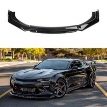 Kit de Spoiler Frontal para Para-choque Car Keepdsgn ABS Preto Brilhante