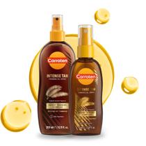 Kit de Spray de Óleo Bronzeador Carroten Vitamina E Coco 200 ml Kit de Spray de Óleo Bronzeador Carroten Vitamina E Coco 200 ml