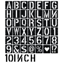 Kit de Stencil Yushanju 42 Peças 10" Letras Encaixáveis Kit de Stencil Yushanju 42 Peças 10" Letras Encaixáveis