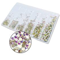 Kit de strass cristais swarovsk 1.440 peças joia para unhas