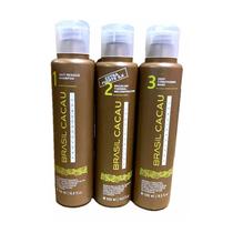 Kit de suavização de queratina em 3 etapas de 500 mL com shampoo, queratina, máscara Kit de suavização de queratina em 3 etapas de 500 mL com shampoo, queratina, máscara