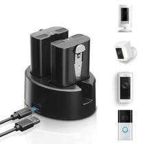 Kit de substituição de bateria Mrupoo 6040mAh com carregador Ring Doorbell Kit de substituição de bateria Mrupoo 6040mAh com carregador Ring Doorbell
