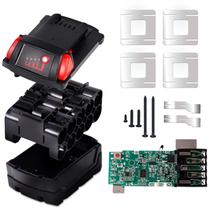 Kit de substituição de estojo de bateria Aernair 18V para Milwaukee M18